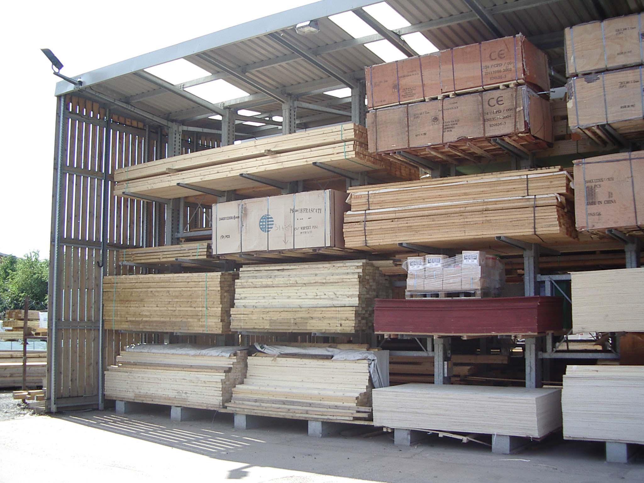 double-sided cantilever racking